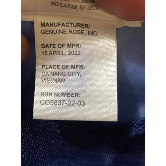 Girls Jona Michelle Formal Dress 4T Blue - Picture 10 of 10